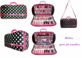 Maleta para 48 esmaltes -1EA70Dpreta
